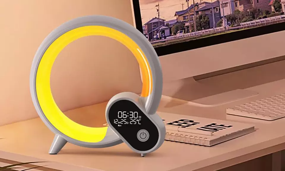 Q Shaped Sunrise Alarm Clock