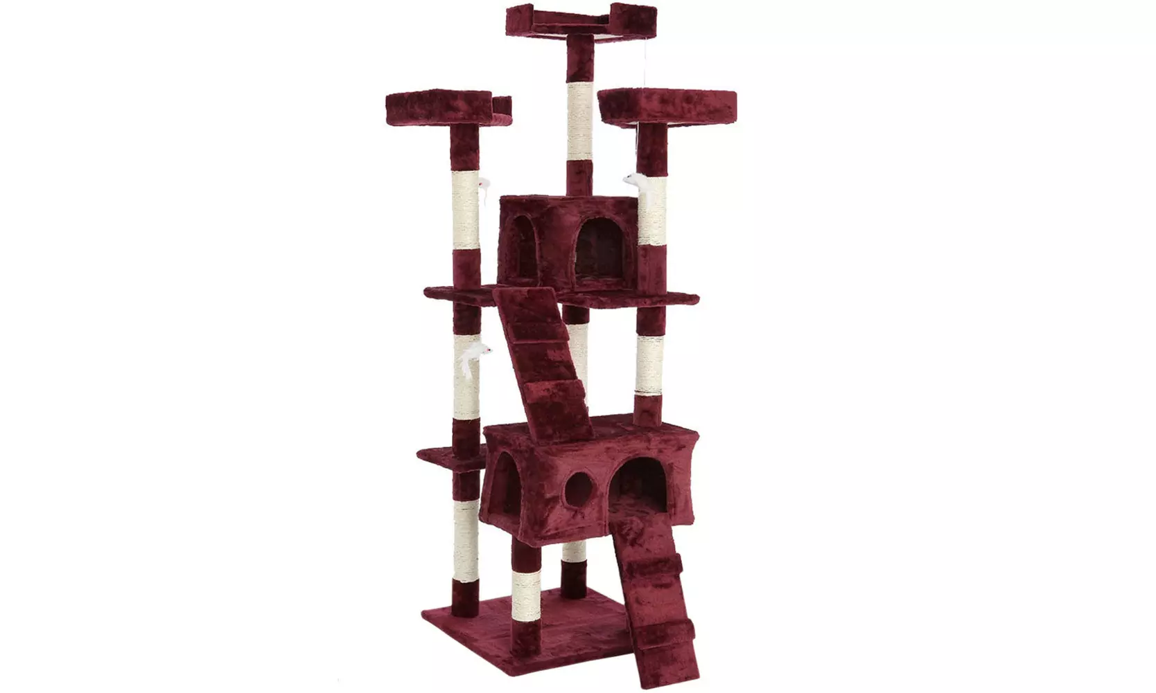 Tiragraffi per gatto Bakaji, 170 cm di altezza, disponibile in diversi colori - Image 6