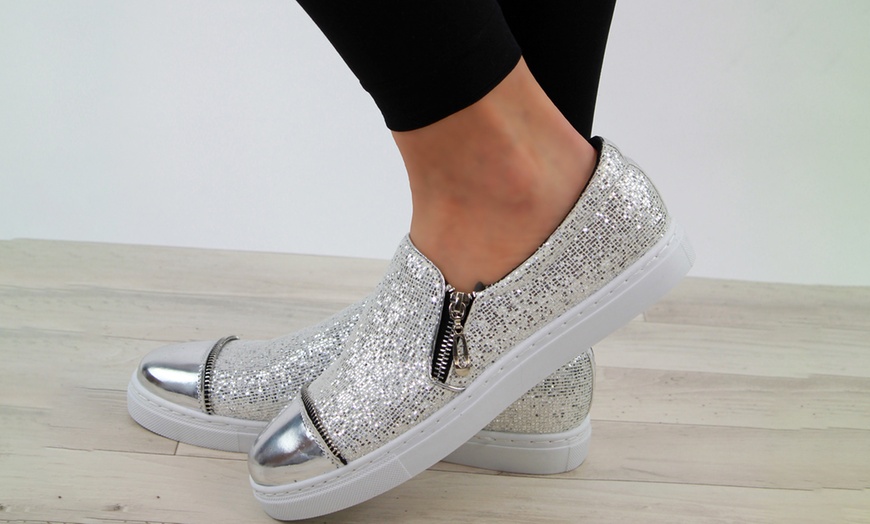 Image 4: Women's Glitter Pumps