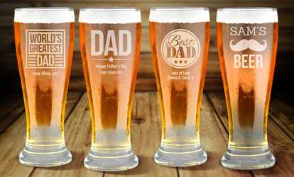 Personalised Beer Glass