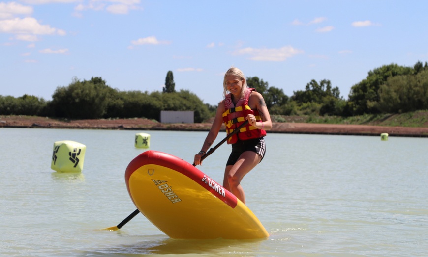 Image 18: Aqua park entry & Paddleboard combo at West Country Water Park