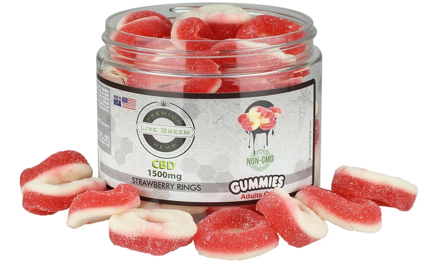 CBD Gummies by Live Green Hemp (500mg, 750mg, 1150mg, or 1500mg) | Groupon