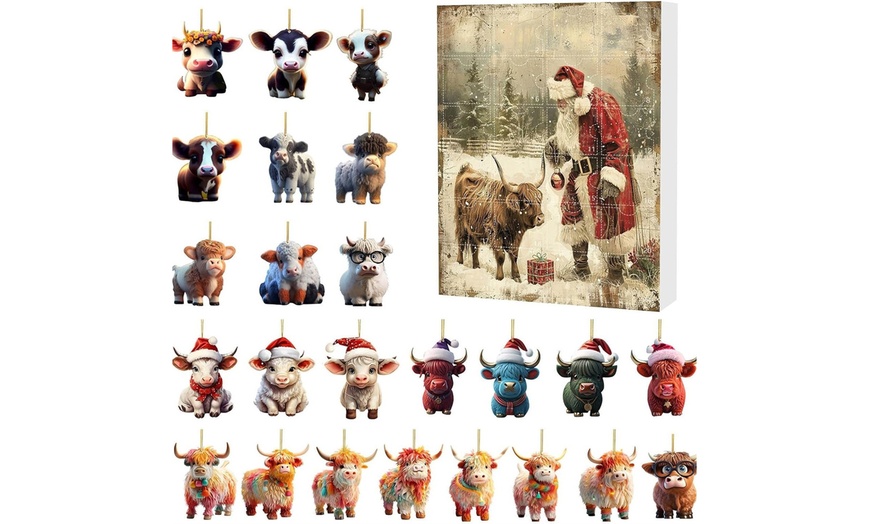 Image 5: Animal Lovers Christmas Baubles Advent Calendar