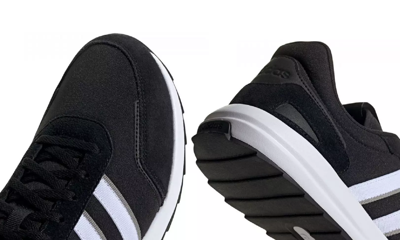 Baskets Adidas Retrorunner noires, modèle fv7034 - Image 4