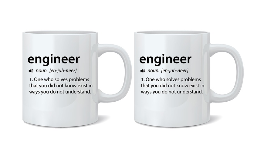 Image 19: One or Two Definition Novelty Mugs