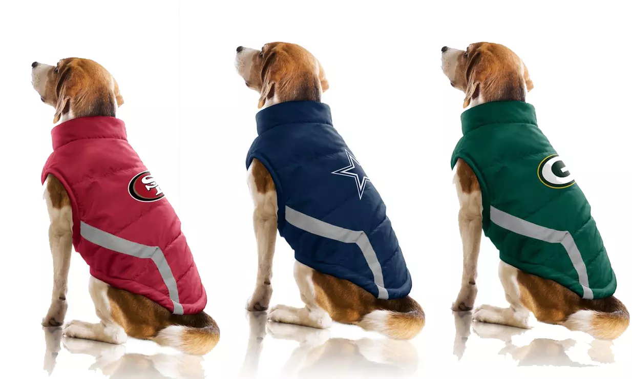 Little Earth NFL NFC Pet Puffer Vest - Primary Image