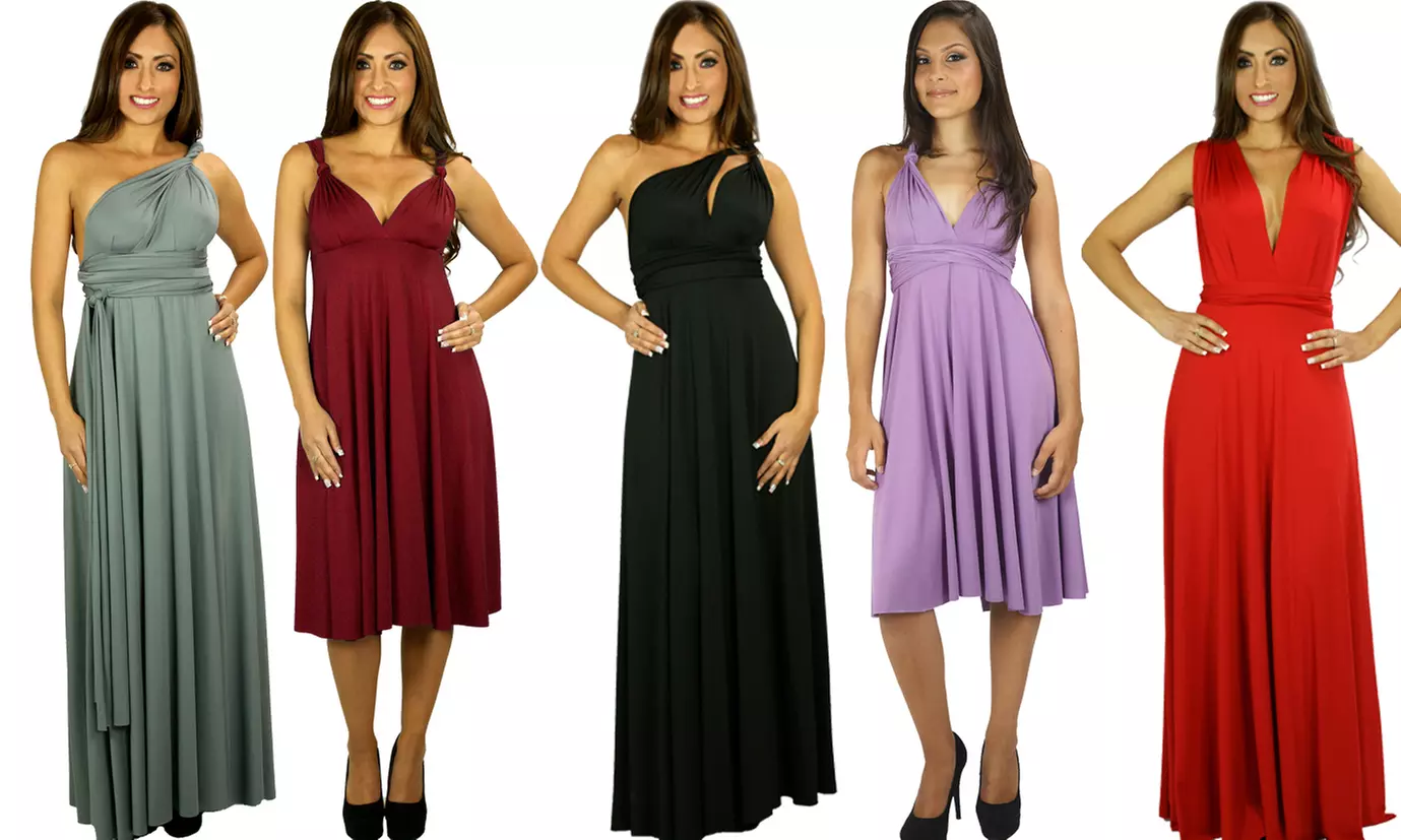 Women's Convertible Infinity Bridesmaid Dress - Primary Image