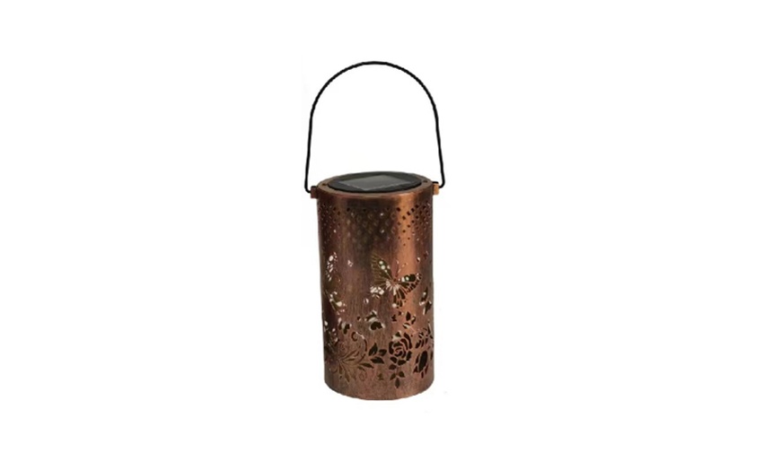 Image 6: One or Two Butterfly-Design Solar Hanging Lanterns