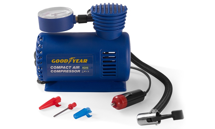 Image 2: Goodyear Car Tyre Air Compressor