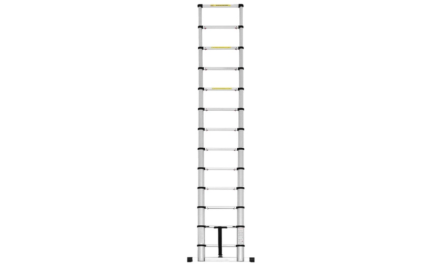 Image 18: Escalera telescópica de aluminio con pies antideslizantes, de Herzberg