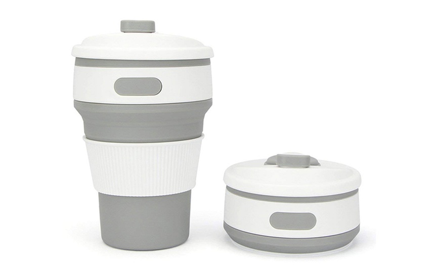 Image 5: Collapsible Silicone Coffee Cup