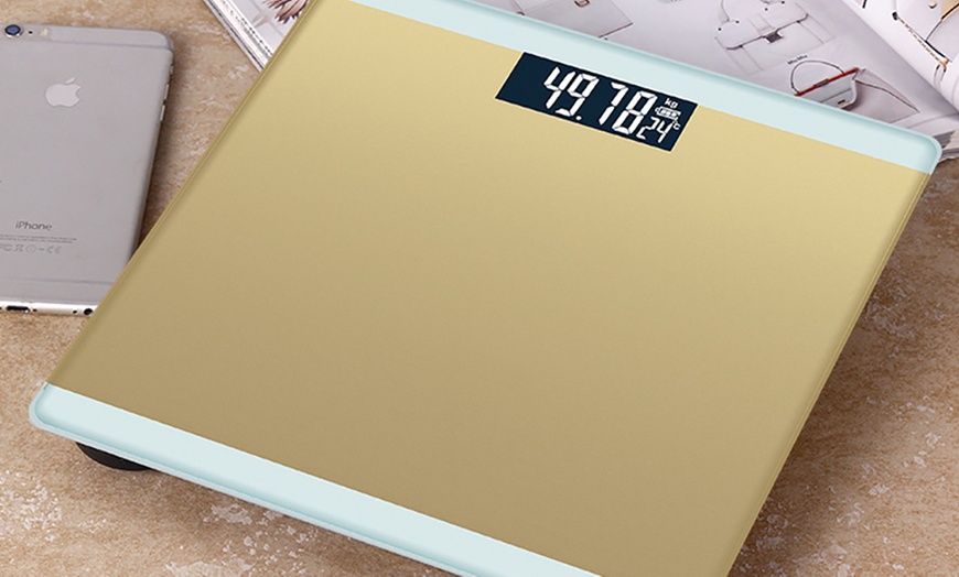 Image 5: Three-in-One Metallic Digital Body Scale