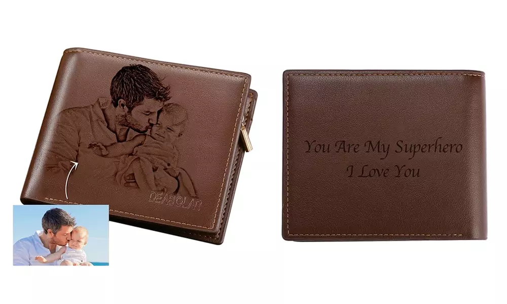 Portefeuille personnalisé, modèle homme ou femme au choix, sur le site Justyling - Primary Image