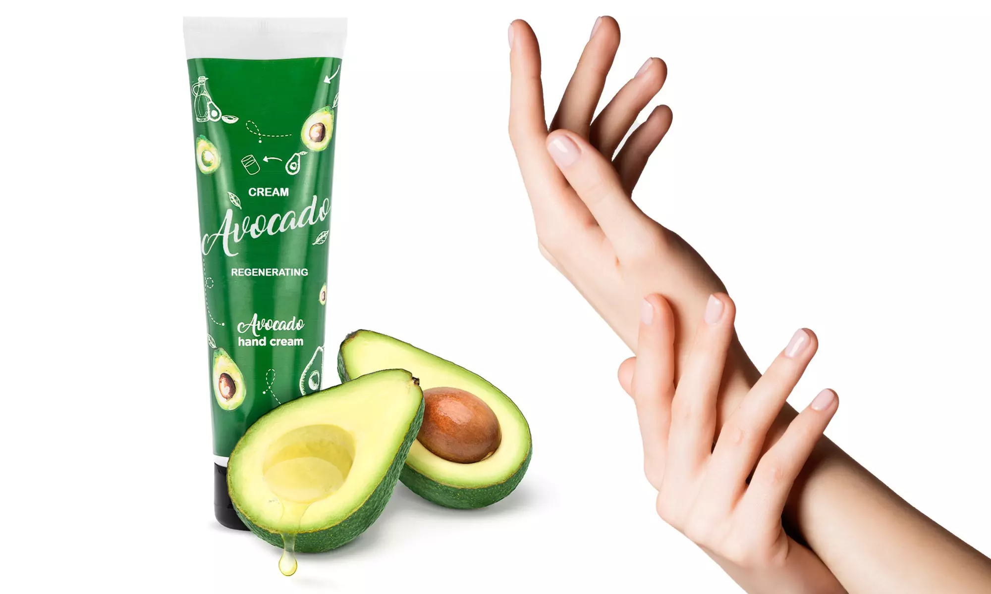 1 à 3 crèmes régénérantes pour les mains à l'avocat 100 ml - Primary Image