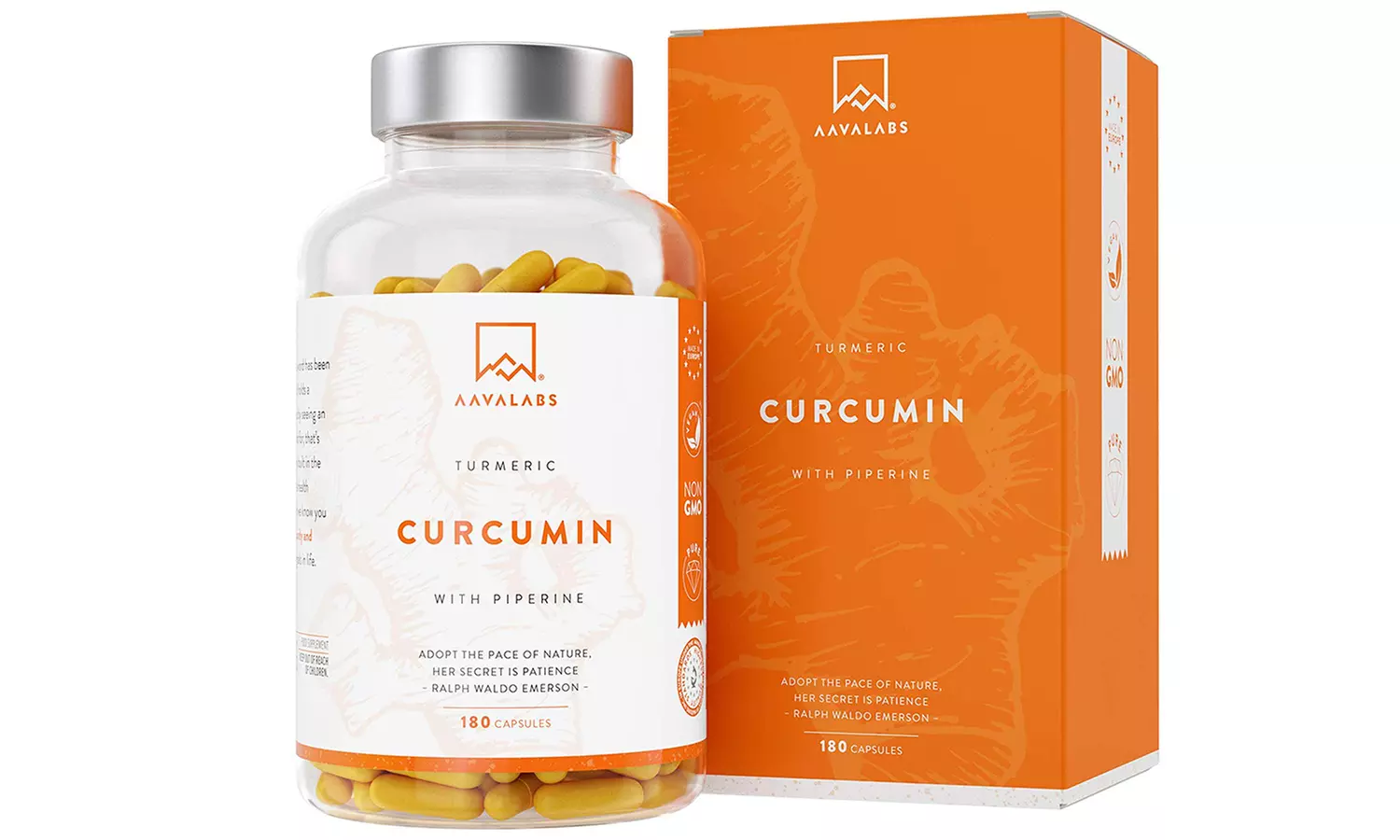 Cure curcuma pipérine 180 capsules - Primary Image
