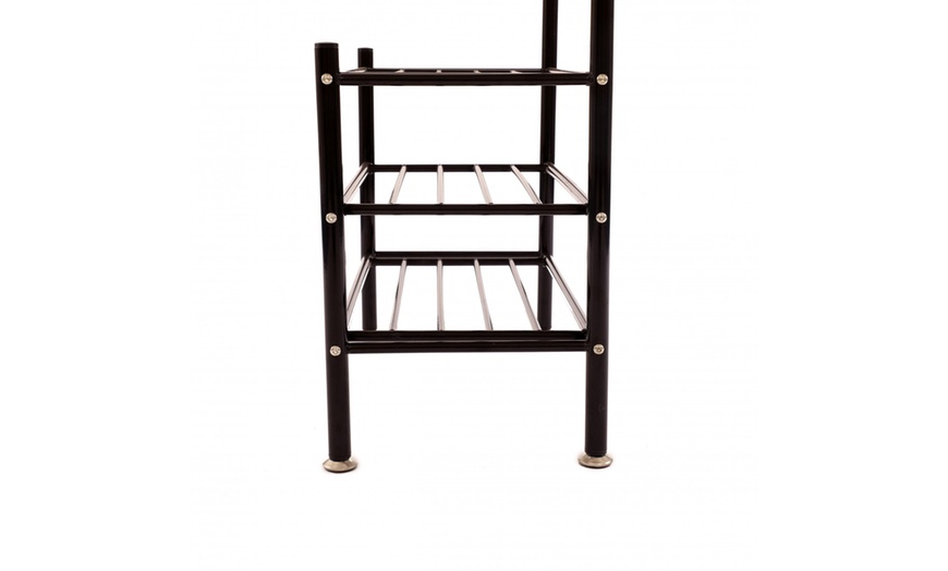 Image 4: Heavy-Duty Metal Coat Rack