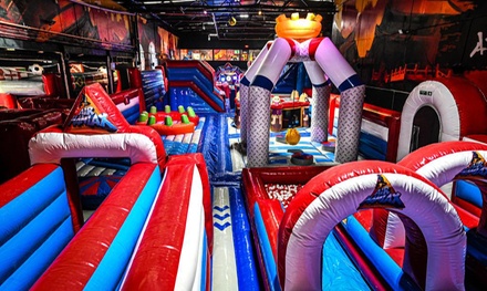 For One: One-Hour Pass To The Inflatable park; Children Above Five Years Only