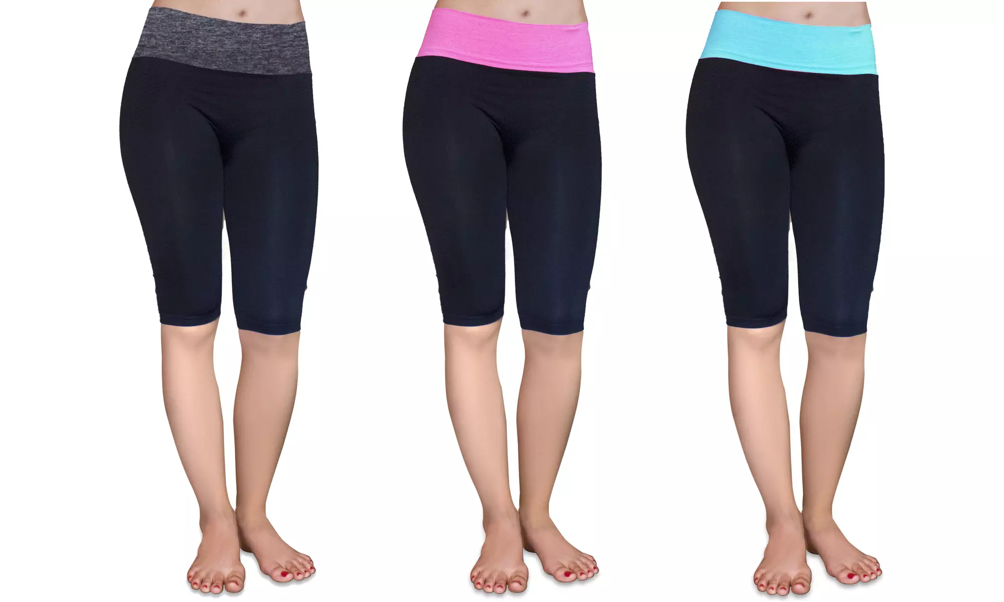 3-Pack of Women's Low-Rise Yoga Pants - Primary Image