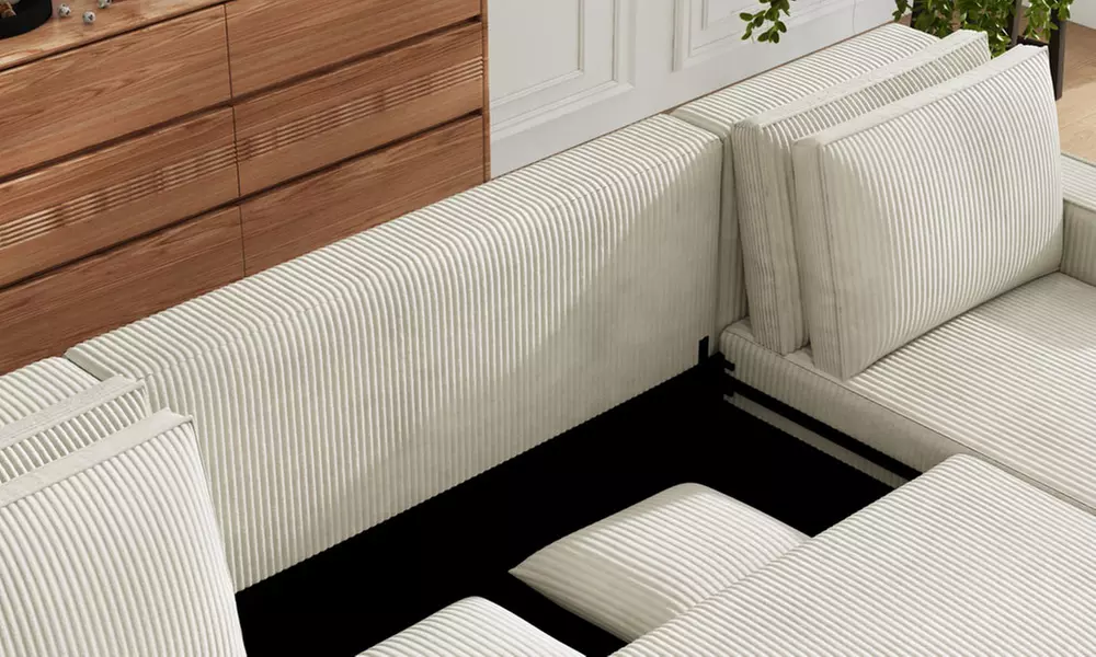 Canapé panoramique convertible Lubec, Kocoon