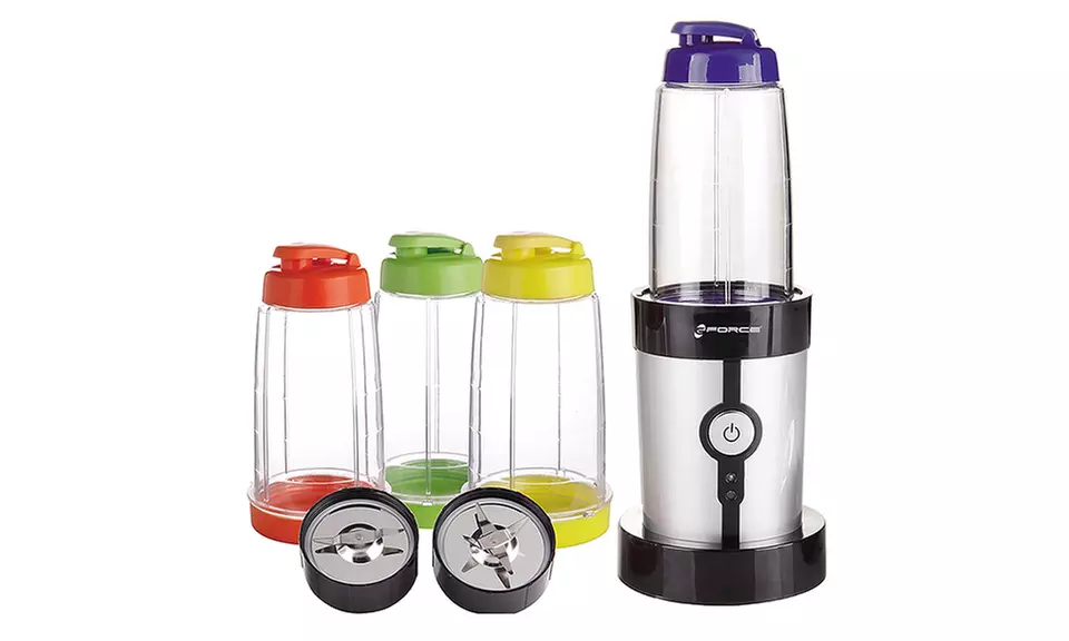 GForce Personal Blender with Traveling Cups (8, 10, or 15 Piece Set) - Second Medium
