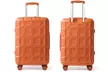 Ensemble de 4 valises oranges, modèle au choix, livraison offerte - Second Medium