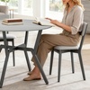 Image 15: Small Kitchen Table with Black Steel Legs, Dining Table
