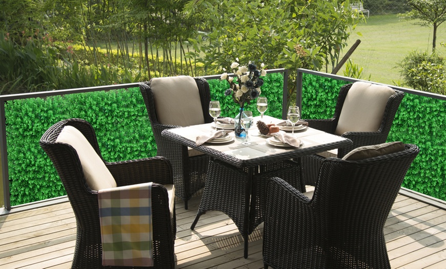 Image 45: Set of 10 Artificial Grass Vertical Garden Wall Mats