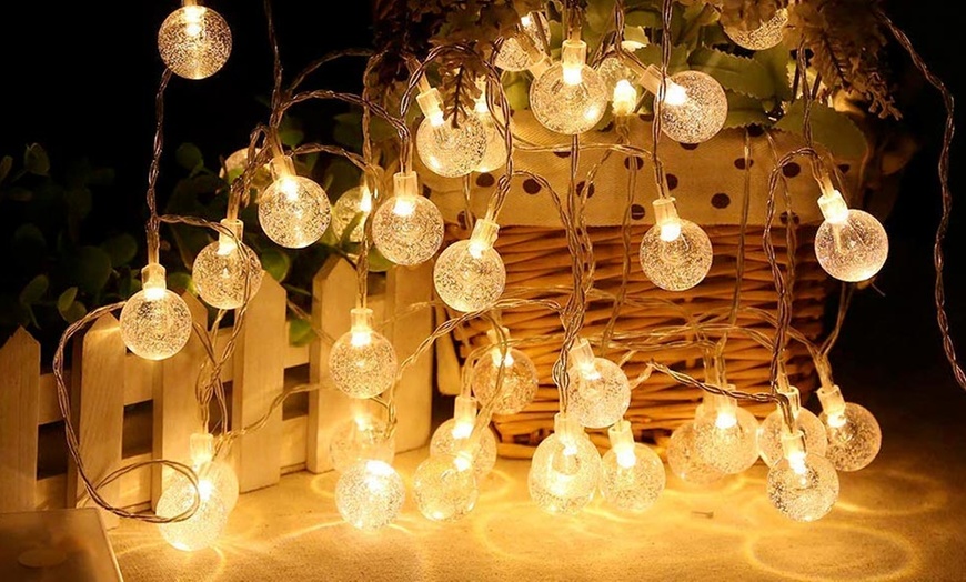 Image 4: Guirlandes lumineuses à ampoules LED