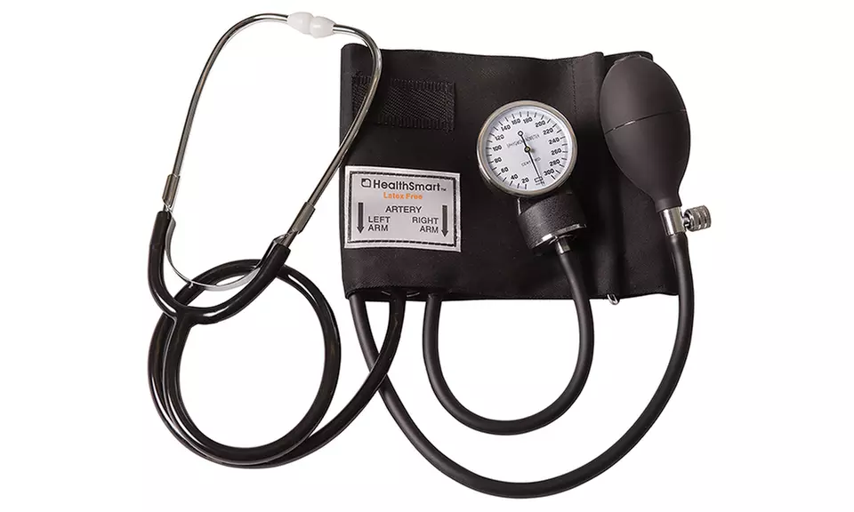 HealthSmart Manual Home Blood Pressure Monitor with Cuff and Stethoscope - Primary Image