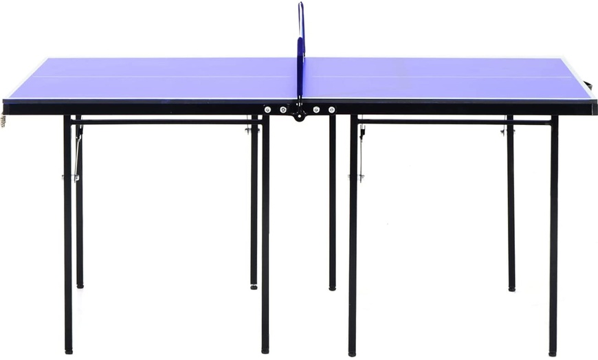 Image 1: HomCom 5ft Ping Pong Table Tennis Table