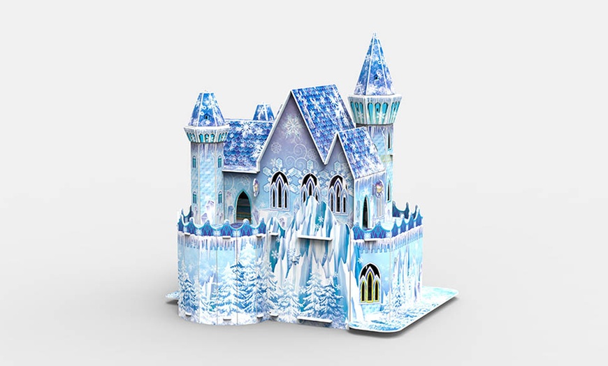 Image 4: Build Your Own Mini Ice Castle Dollhouse Kit