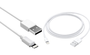 One, Two or Three USB Charging Cables for iPhones