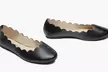 Sociology Madison Scalloped Flat Ballet Shoes (Size 9.5) - Second Medium
