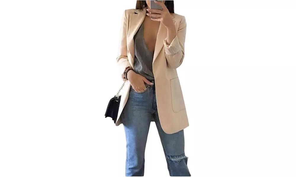 Damen Casual Boyfriend Blazer