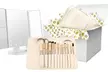 Holiday Gift Set: Makeup Brushes, Toiletry Organizer Bag, and LED Mirror - Second Medium