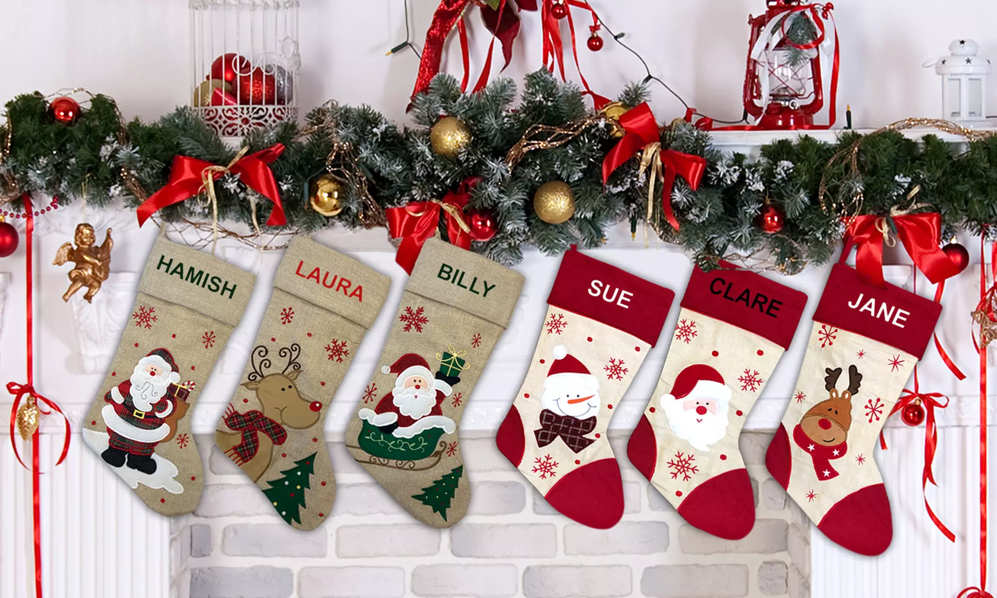 Personalised Pattern Christmas Stocking from Photobook Shop