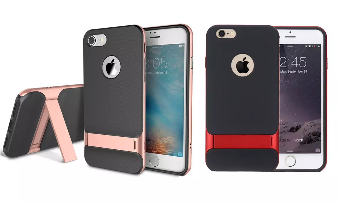 Rock Shockproof Case for iPhone 6/6S, iPhone 6/6S Plus, iPhone 7, iPhone 7 Plus, and iPhone X - Primary Image