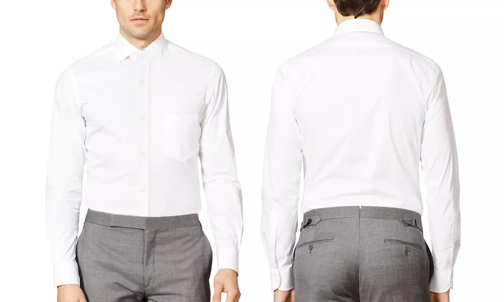 2-Pack Verno Men's Classic Fit Wrinkle-Resistant Dress Shirt - Primary Image