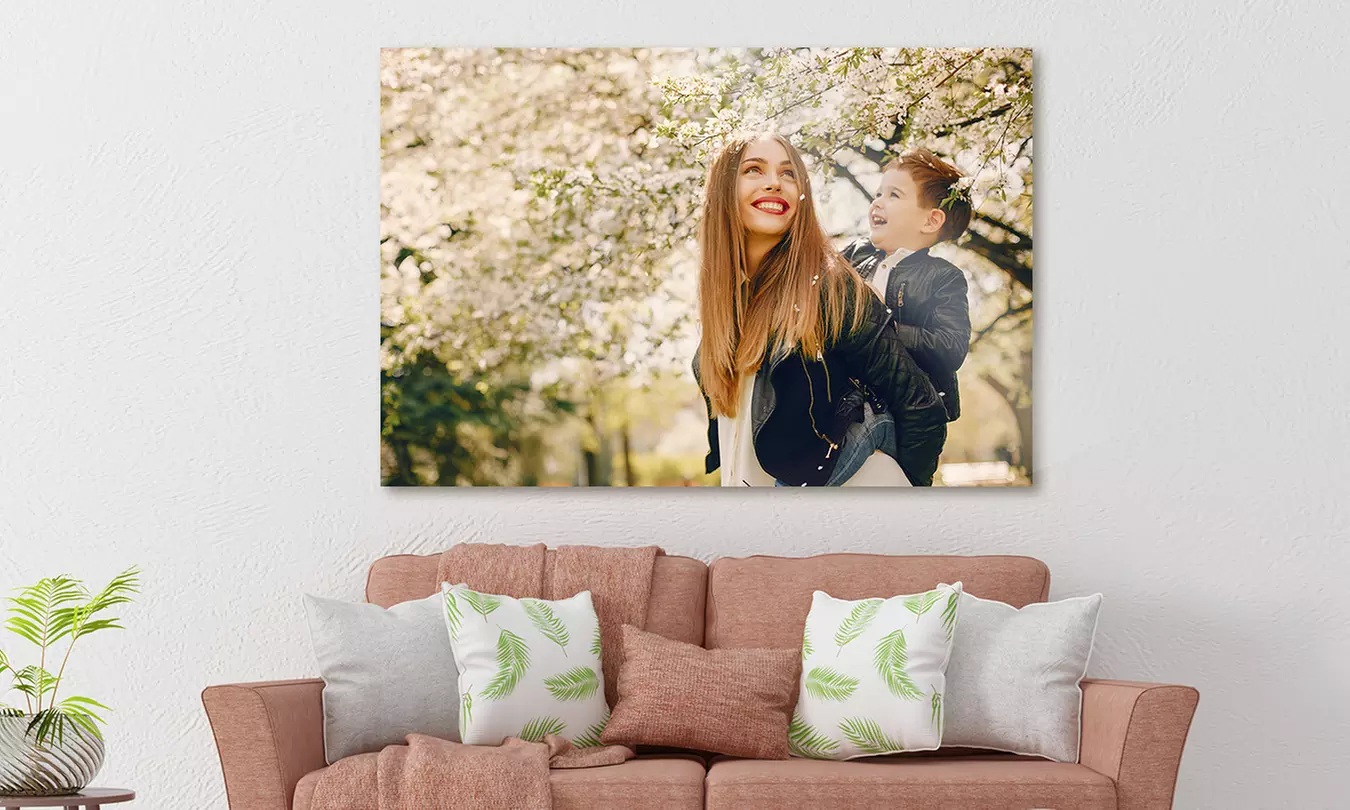 Breng je muren tot leven met een foto op wit aluminium