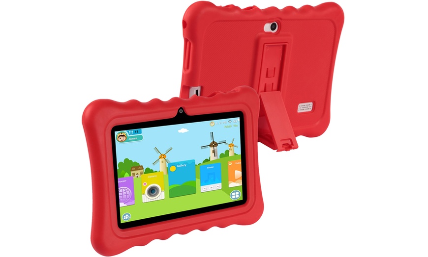 Image 5: 7'' 8GB Kids Tablet + Bumper Case