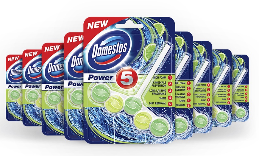 Image 6: Domestos Power 5 Rim Blocks 55g