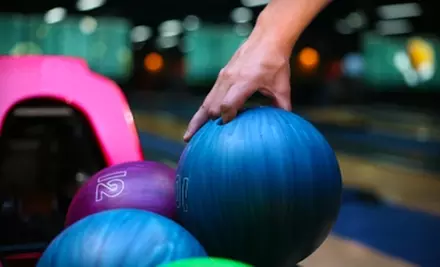 $20 for Eight Games of Bowling, Four Shoe Rentals, a Large Pizza, and a Pitcher of Soda at Manhattan Lanes ($41 Value) - Primary Image