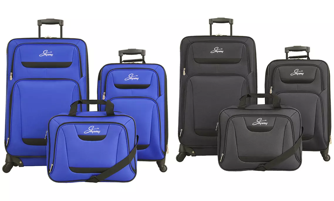 Skyway Discovery Soft-Sided Spinner Luggage Set (3-Piece) - Primary Image