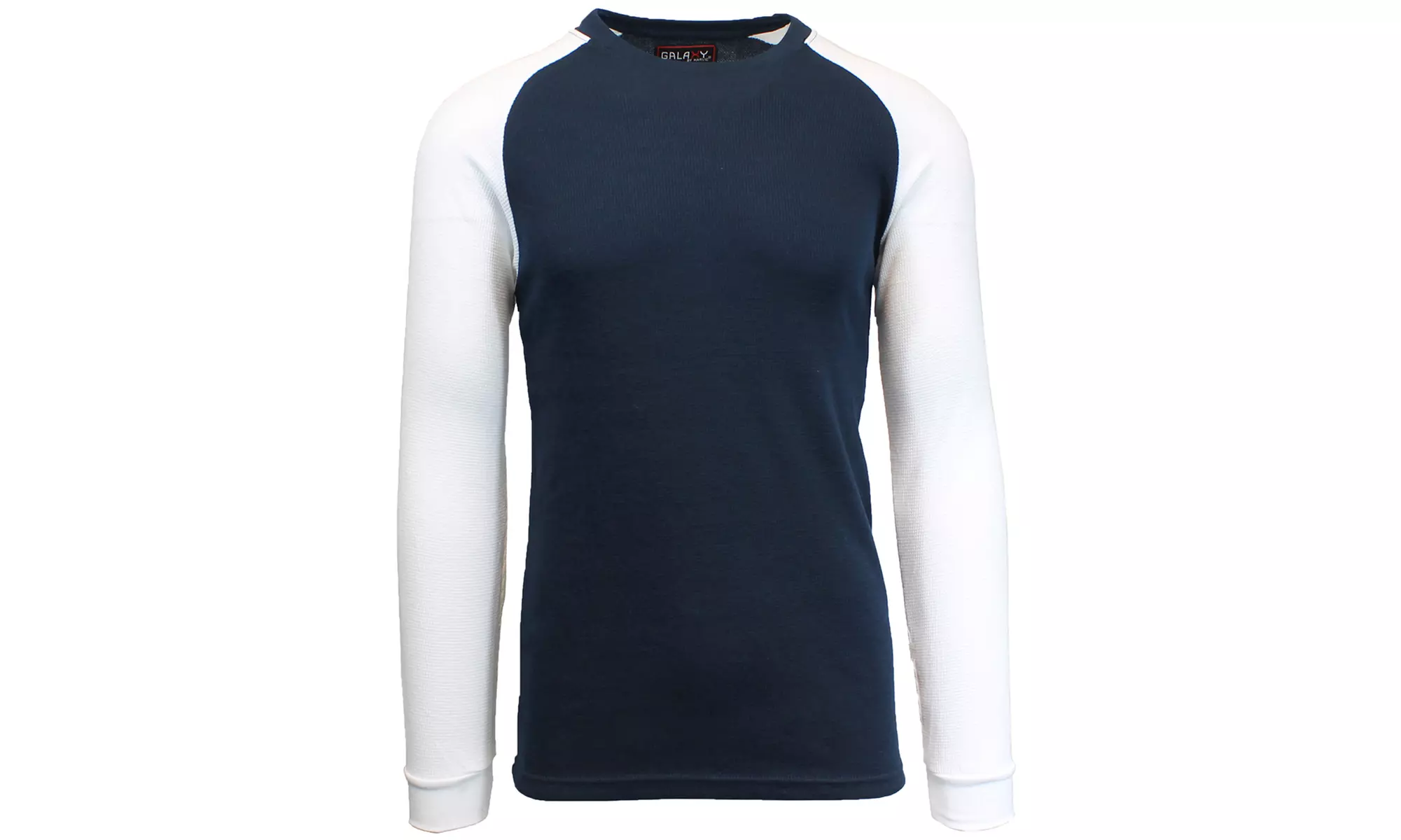 Galaxy By Harvic Men's Waffle-Knit Thermal Raglan Shirt (S-5XL)