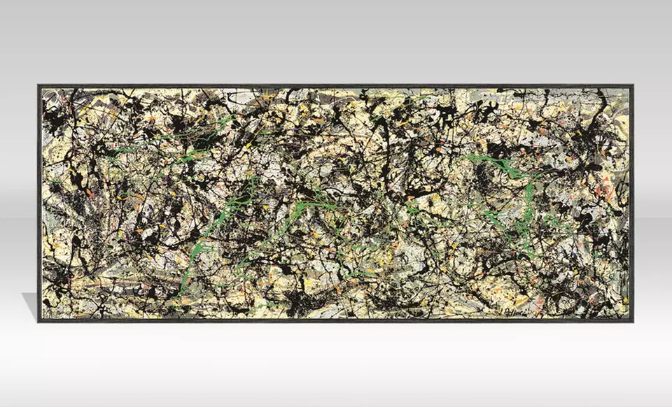 Framed Jackson Pollock Prints. Multiple Prints Available. - Primary Image