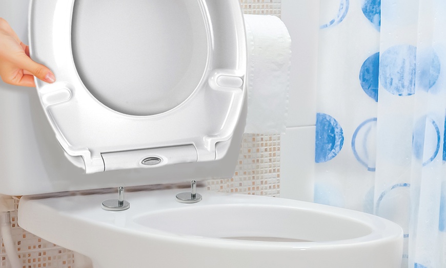 Soft Close Quick Release Toilet Seat | Groupon