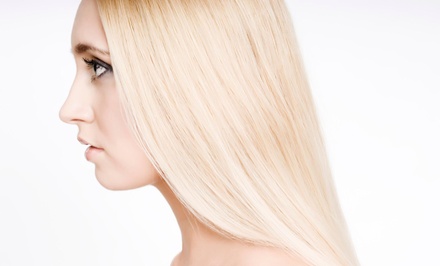 permanent hair straightening groupon