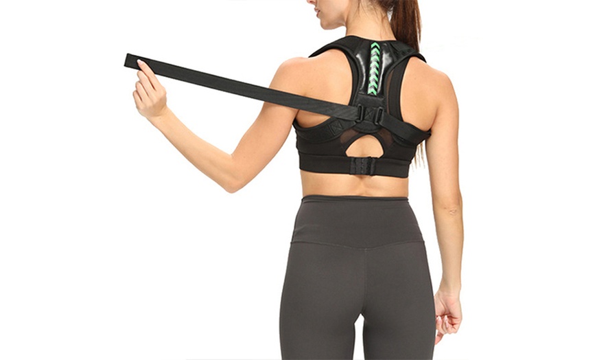 Image 5: Unisex Back Shoulder Posture Corrector Belt 