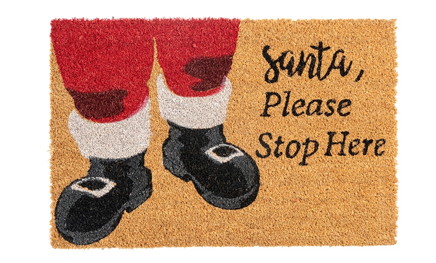 Image 11: Nicola Spring Christmas Coir Door Mats
