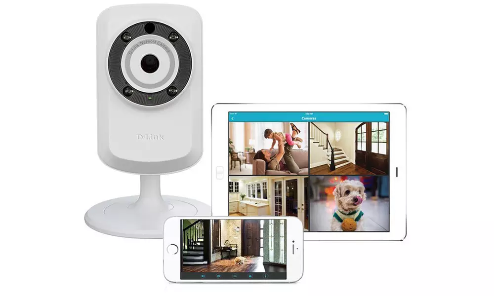 D-Link Day and Night Wi-Fi Security Camera with Sound and Motion Detector (Refurbished) - Primary Image